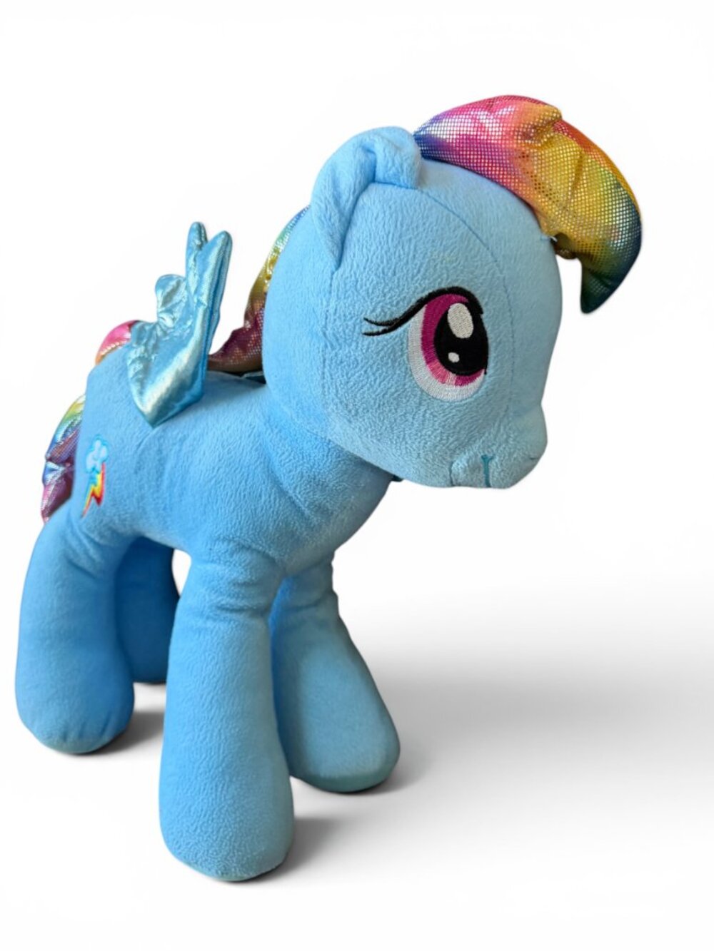 My Little Pony Rainbow Dash Large Cuddle Pillow Stuffed Animal Plush 18 Inches - Picture 2 of 7